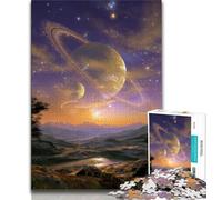 Puzzle 1000 pièces Voie lactée Univers Galaxie, Jouet éducatif et décompressant pour Anniversaire et Noël (38x26cm)