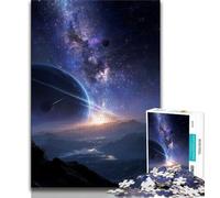 Puzzle 1000 pièces Voie Lactée Univers Galaxie pour Adolescents, Jeux Amusants en Famille, idéal comme Cadeau pour Toute la Famille (38x26cm)