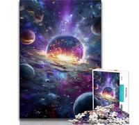 Puzzle 1000 pièces Voie Lactée Univers Galaxie pour Adultes et Adolescents, Jeu Stimulant, idéal comme Cadeau pour Toute la Famille 38x26cm