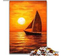 Puzzle 1000 pièces Voilier Africain pour Adultes et Adolescents Relax Games est Un pour Toute la Famille (50x75cm)