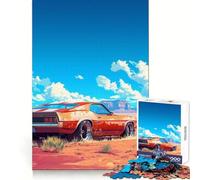 Puzzle 1000 pièces Voiture de rêve américaine pour Adultes Réflexion logique Distraction Douce Verrouillage sans Couture Cadeau Festif (38x52cm)
