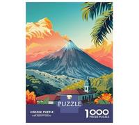 Puzzle 1000 Pièces Volcano Landscape in Ecuador Puzzles pour Adultes, Jouets Anti-Stress, Cadeaux pour Femmes, Cadeaux d'anniversaire Uniques 70x50cm/1000pcs