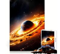 Puzzle 1000 pièces Vortex Spatial et planétaire pour Adultes, Casse-tête et Loisirs Domicile, Cadeau d'anniversaire (38x52cm)