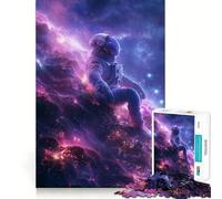 Puzzle 1000 pièces Voyage céleste Jeu de Construction Parfait Activité cérébrale Jeu Amusant et Relaxant Décoration de Noël Amusante (50x75cm)