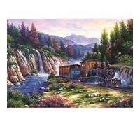 Puzzle 1000 pièces : Voyage en train Art Puzzle G