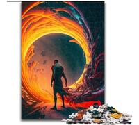 Puzzle 1000 pièces Voyageur dans Le Temps pour Adultes, Taille 50x75cm, idéal pour Les Adolescents et Les collectionneurs, idéal comme décoration d'intérieur ou Cadeau de Voyage.