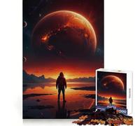 Puzzle 1000 pièces Voyageur de l'univers pour Adolescents : Stimulation Cognitive, détente, découpe précise, (50x75cm)