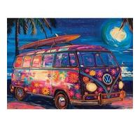 Puzzle 1000 pièces : VW Beach Fun