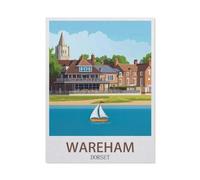 Puzzle 1000 Pièces，Wareham Dorset，Papier Puzzles Dagogique Jeu Enfant 1000 Pieces 1000 Piece（38x26cm）-FC4