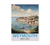 Puzzle 1000 pièces, Weymouth, Grande-Bretagne, Jeu de décompression en Bois pour adultes38x52cm