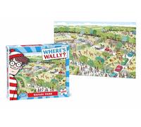 Puzzle 1000 Pieces - Where's Wally Safari Park - Detailed Illustration - Includes Poster - 68x48cm