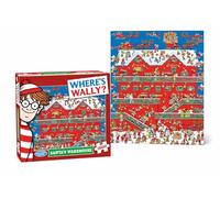 Puzzle 1000 Pieces - Where's Wally Santa's Warehouse - Detailed Illustration - Includes Poster - 68x48cm