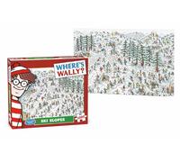 Puzzle 1000 Pieces - Where's Wally Ski Slopes - Detailed Illustration - Includes Poster - 68x48cm