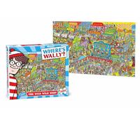Puzzle 1000 Pieces - Where's Wally Wild West - Detailed Illustration - Includes Poster - 68x48cm