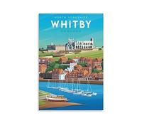 Puzzle 1000 pièces, Whitby, Yorkshire du Nord, Angleterre. Puzzle Classique 1000 pièces, Jeu éducatif, pour Adultes et Enfants, 38 x 26 cm.