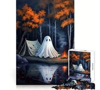 Puzzle 1000 pièces Wild Ghost Camp pour Adultes, Exercice cérébral, évasion reposante, découpe de précision, Cadeau de Noël idéal (38x26cm)