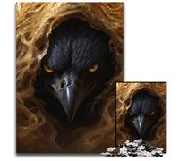 Puzzle 1000 pièces Wild Golden Crow Art Puzzle Difficile pour Adultes activité familiale Amusante défi cérébral Cadeau Parfait pour Adolescent 1000 pièces (75 x 50 cm)