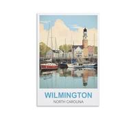 Puzzle 1000 pièces Wilmington, Caroline du Nord. Puzzle 1000 pièces pour Adultes, Enfants, Adolescents et familles Nombreuses. Jeu de Puzzle 70 x 50 cm.