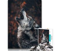 Puzzle 1000 pièces Wolf Art pour Adolescents, Jeu éducatif, décoration Murale, Cadeaux Uniques pour Anniversaire et Noël, 38x26cm