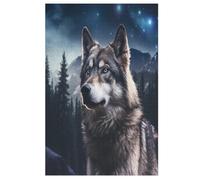Puzzle 1000 Pièces Wolf - Puzzles en Bois pour Adultes Et Enfants - Décoration D'Intérieur 78×53cm