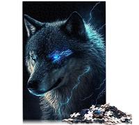 Puzzle 1000 Pieces Wolf Wooden Jigsaw Challenging Game 50x75cm Jigsaw Puzzle for Adults