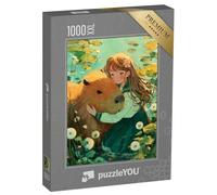 Puzzle 1000 pièces XXL « Amitié Capybara »