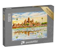 Puzzle 1000 pièces XXL « Angkor Wat, Cambodge »