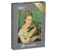 Puzzle 1000 pièces XXL « Auguste Renoir - Femme au Chat »