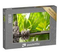 Puzzle 1000 pièces XXL « Bouddha en méditation avec Une Bougie allumée »