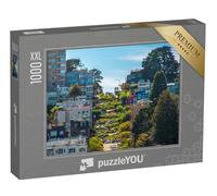 Puzzle 1000 pièces XXL « Célèbre Lombard Street, San Francisco, Californie, États-Unis »