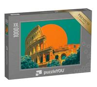 Puzzle 1000 pièces XXL « Colisée à Rome Devant Le Soleil du Soir »