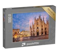 Puzzle 1000 pièces XXL « Dôme de Milan : Duomo di Milano au Lever du Soleil, Italie »