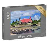 Puzzle 1000 pièces XXL « Église idyllique à Cap Malheureux, île Maurice »
