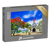 Puzzle 1000 pièces XXL « Flamboyant en Fleurs à l'île Maurice »