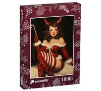 Puzzle 1000 pièces XXL « Hot Pin-Up : Cannes de Nocet et Courbes »