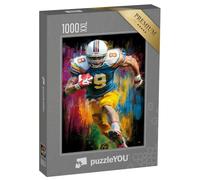 Puzzle 1000 pièces XXL « Joueurs de Football en Attaque »