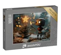 Puzzle 1000 pièces XXL « Le Petit Robot Jim et Son Miracle de Noël »