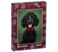 Puzzle 1000 pièces XXL « Noël avec Le Caniche Louis »