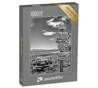 Puzzle 1000 pièces XXL « Panneaux de la Route 66 »