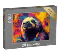 Puzzle 1000 pièces XXL « Paresseux Pop Art »