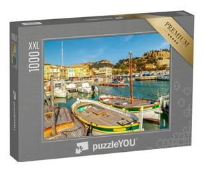 Puzzle 1000 pièces XXL « Port de pêche de Cassis, sud de la France »