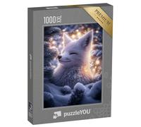 Puzzle 1000 pièces XXL « Renard Blanc dans la forêt hivernale »