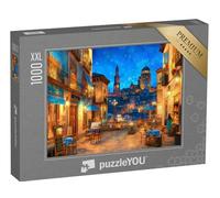 Puzzle 1000 pièces XXL « Ruelles à la lumière du Soir »