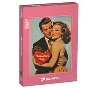 Puzzle 1000 pièces XXL « Saint-Valentin au cœur »