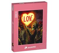 Puzzle 1000 pièces XXL « Zombie Love : l'amour sans Fin »