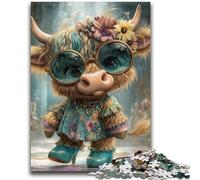 Puzzle 1000 pièces Yak Art, adapté aux Enfants de 14 Ans et Plus, Jeu éducatif et intellectuel pour Anniversaire et Noël, 50x75cm
