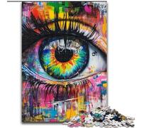 Puzzle 1000 pièces « Yeux psychiques », Jeu Familial créatif et décoration d'intérieur, Cadeau de Noël idéal pour Les Adolescents 50x75cm