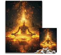 Puzzle 1000 pièces Yoga Méditation Esprit Puzzles Difficiles pour Adultes Activité familiale Amusante Défi cérébral Cadeau Parfait pour Adolescent 1000 pièces (75 x 50 cm)