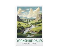 Puzzle 1000 pièces, Yorkshire Dales Parc National Affiches Puzzles 1000 pièces Adolescents Enfants Puzzle Divertissement Puzzle Défi cérébral 38x26cm