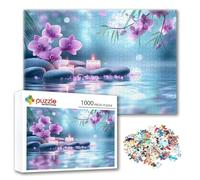 Puzzle 1000 Pièces Zen, Puzzle Paysage 75 x 50 cm, Adulte Bricolage Jouet en Bois, Jeu D'Intelligence Familiales Exigeantes avec Emballage de Boîte Exquis, Home Décoration Murale, Cadeaux Femme K-4